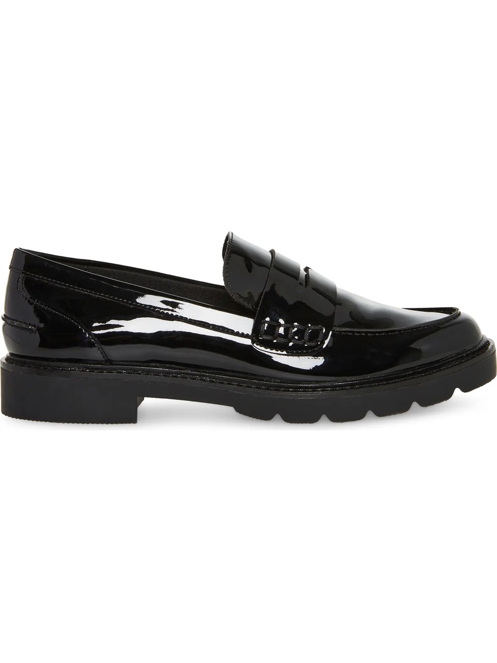 Anne Klein Emmylou Penny Loafers NEW 8.5 M Black Patent